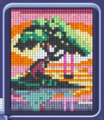 Pixel Flow level 1324: screenshot of the board