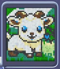 Pixel Flow level 740: screenshot of the board