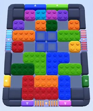Color Block Jam level 188 / 576 / 1026 / 1699: screenshot of the board