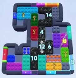 Color Block Jam 레벨 1256 / 1281 / 2191: 보드 스크린샷