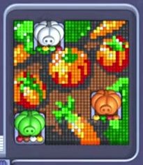 Pixel Flow level 709: screenshot of the board