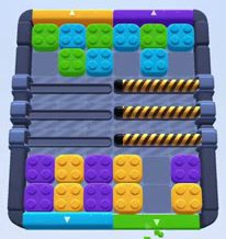 Color Block Jam のステージ：盤面のスクリーンショット