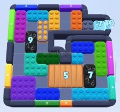 Color Block Jam 레벨 1370 / 1383 / 2278: 보드 스크린샷