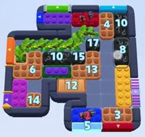 Nivel de Color Block Jam: captura del tablero