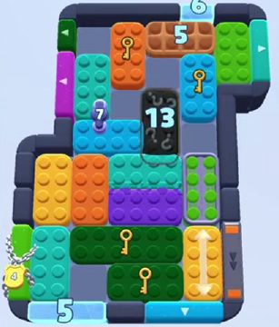 Color Block Jam 1213. bölüm: tahtanın ekran görüntüsü