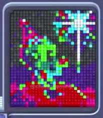 Pixel Flow уровень 270: скриншот поля
