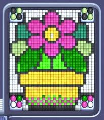 Pixel Flow уровень 267: скриншот поля