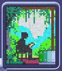 Pixel Flow level 1520: screenshot of the board
