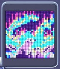 Pixel Flow уровень 307: скриншот поля