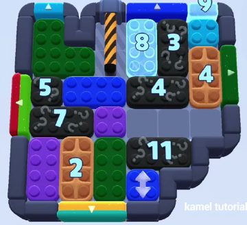 Color Block Jam 레벨 1344 / 1341 / 1348 / 1350 / 2255: 보드 스크린샷
