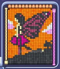 Pixel Flow level 839: screenshot of the board