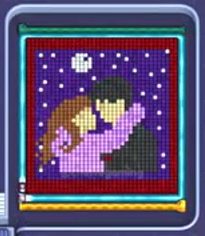 Pixel Flow level 875: screenshot of the board