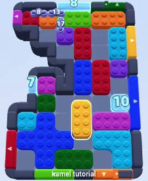 Color Block Jam Level 659 / 1610: Screenshot des Spielfelds