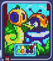 Pixel Flow уровень 2303: скриншот поля