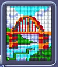 Pixel Flow Level 618: Screenshot des Spielfelds