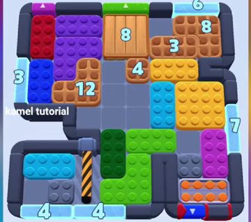 Color Block Jam nivel 1471 / 1478 / 1468 / 1484: captura del tablero