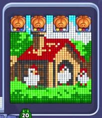 Pixel Flow level 780: screenshot of the board