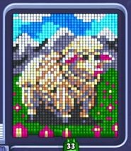 Pixel Flow fase 1793: print do tabuleiro