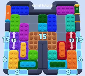 Color Block Jam 1534 / 1535 / 1538. bölüm: tahtanın ekran görüntüsü