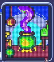Pixel Flow уровень 2375: скриншот поля