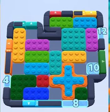 Color Block Jam 610. bölüm: tahtanın ekran görüntüsü