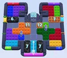 Color Block Jam fase 1497 / 2407: print do tabuleiro