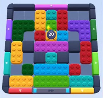Color Block Jam 260. bölüm: tahtanın ekran görüntüsü