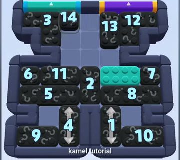 Color Block Jam 702. bölüm: tahtanın ekran görüntüsü