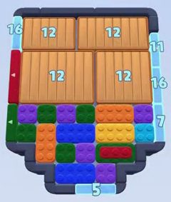 Nivel de Color Block Jam: captura del tablero