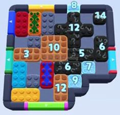 Color Block Jam 1206 / 2153. bölüm: tahtanın ekran görüntüsü
