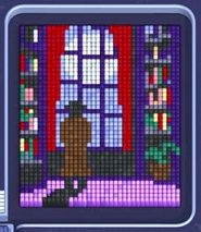 Pixel Flow Level 1454: Screenshot des Spielfelds