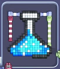 Уровень Pixel Flow: скриншот поля