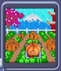 Pixel Flow level 725: screenshot of the board