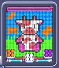 Pixel Flow level 730: screenshot of the board