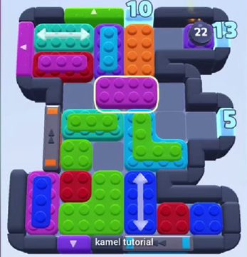 Color Block Jam Level 570 / 1247: Screenshot des Spielfelds