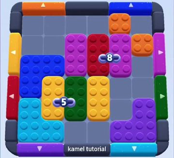 Color Block Jam 641. bölüm: tahtanın ekran görüntüsü