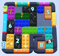 Color Block Jam level 756 / 757: screenshot of the board
