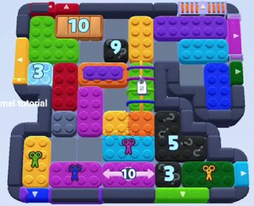 Color Block Jam Level 1531 / 1534 / 1537 / 1538 / 1541: Screenshot des Spielfelds