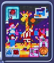 Pixel Flow уровень 2098: скриншот поля