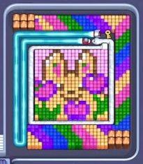 Pixel Flow Level 616: Screenshot des Spielfelds