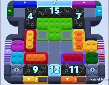 Color Block Jam level 728 / 734: screenshot of the board