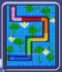 Pixel Flow level 1364: screenshot of the board
