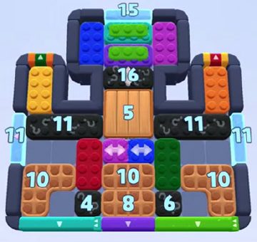 Color Block Jam 1362 / 1370 / 2270. bölüm: tahtanın ekran görüntüsü