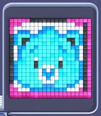Pixel Flow Level 17: Screenshot des Spielfelds