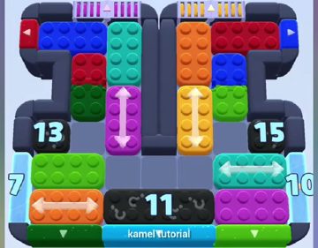 Color Block Jam Level 771 / 770: Screenshot des Spielfelds