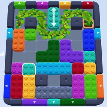Color Block Jam level 1572 / 1567: screenshot of the board