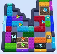 Nivel de Color Block Jam: captura del tablero