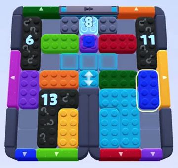 Color Block Jam 레벨 1360 / 1381 / 2268: 보드 스크린샷