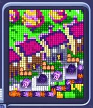 Pixel Flow level 1700: screenshot of the board