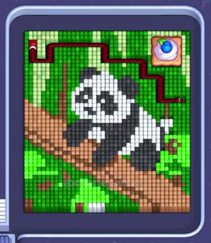 Pixel Flow level 1267: screenshot of the board
